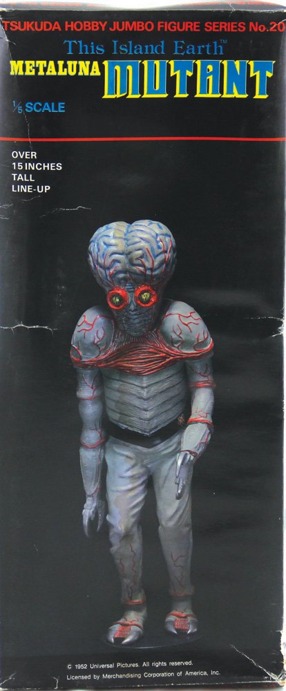 Tsukuda Hobby Metaluna Mutant 1/5 Scale Kit: Tsukuda Hobby Metaluna Mutant 1/5 Scale Kit. Vintage jumbo 1/5 scale vinyl kit of Metaluna Mutant from the Universal Sci-Fi classic This Island Earth (Universal, 1955). Made by Tsukuda Hobby. Unpainte
