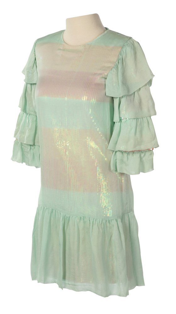 Capitol Citizen Sequined Dress: Capitol Citizen Sequined Dress from The Hunger Games. A sequined dress worn by Kayla Beavers as a citizen of the Capitol. Starting at $100