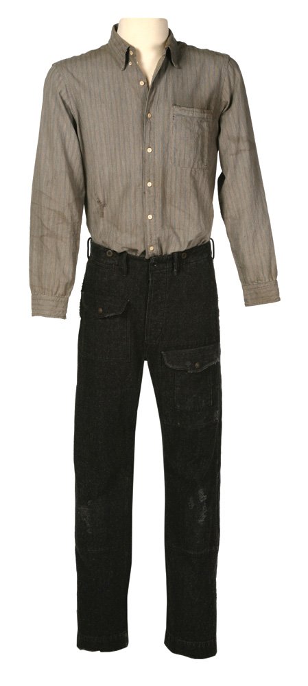 Gale in the Hob Costume: Gale in the Hob Costume from The Hunger Games. Worn by Liam Hemsworth as Gale as he watches the Hunger Games at the Hob. Hero costume includes a white tank top, a long-sleeve gray button-down shirt wi