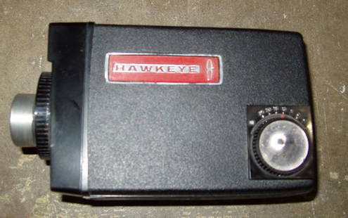Antique Kodak Hawkeye 8 Movie Camera: In working condition.