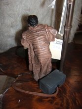 Austrian Bronze Arab Lamp, Man with Rug - 8