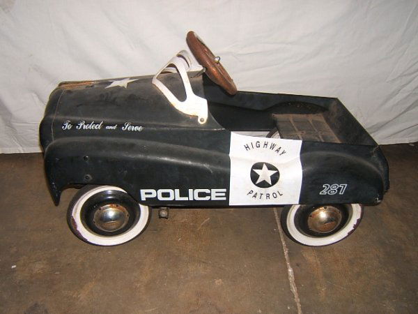 Police car pedal car sales