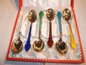 361: 6 Danish Sterling Spoons