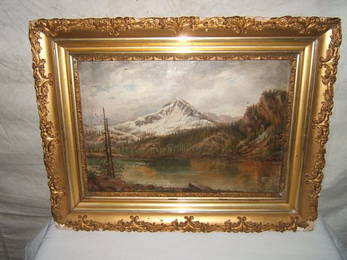 23: Antique Painting by G.M. Ottinger, Brighton, UT