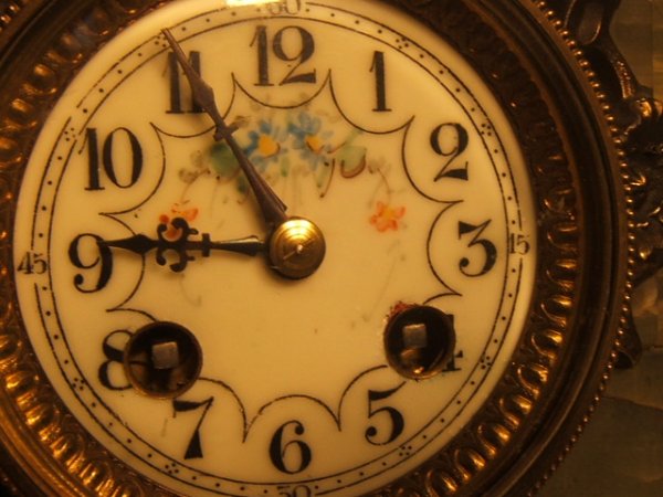 Antique French Clock Set - 5