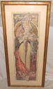 170: Alphonse Mucha 1900 Lithograph Art Nouvea