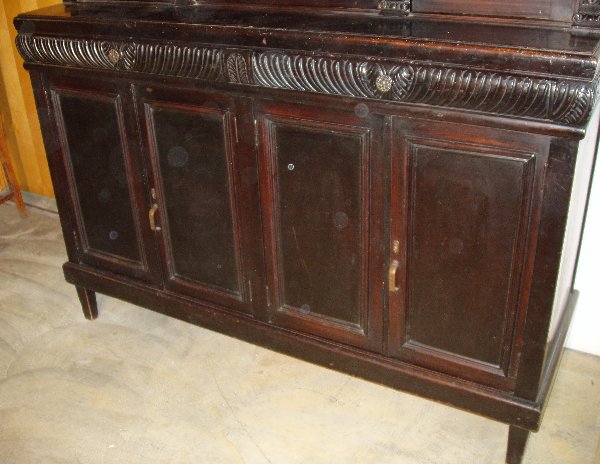 Italian China Cabinet-Hutch - 2