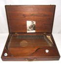 335: Antique Zither & Case Toni Karas Musical Instrumen