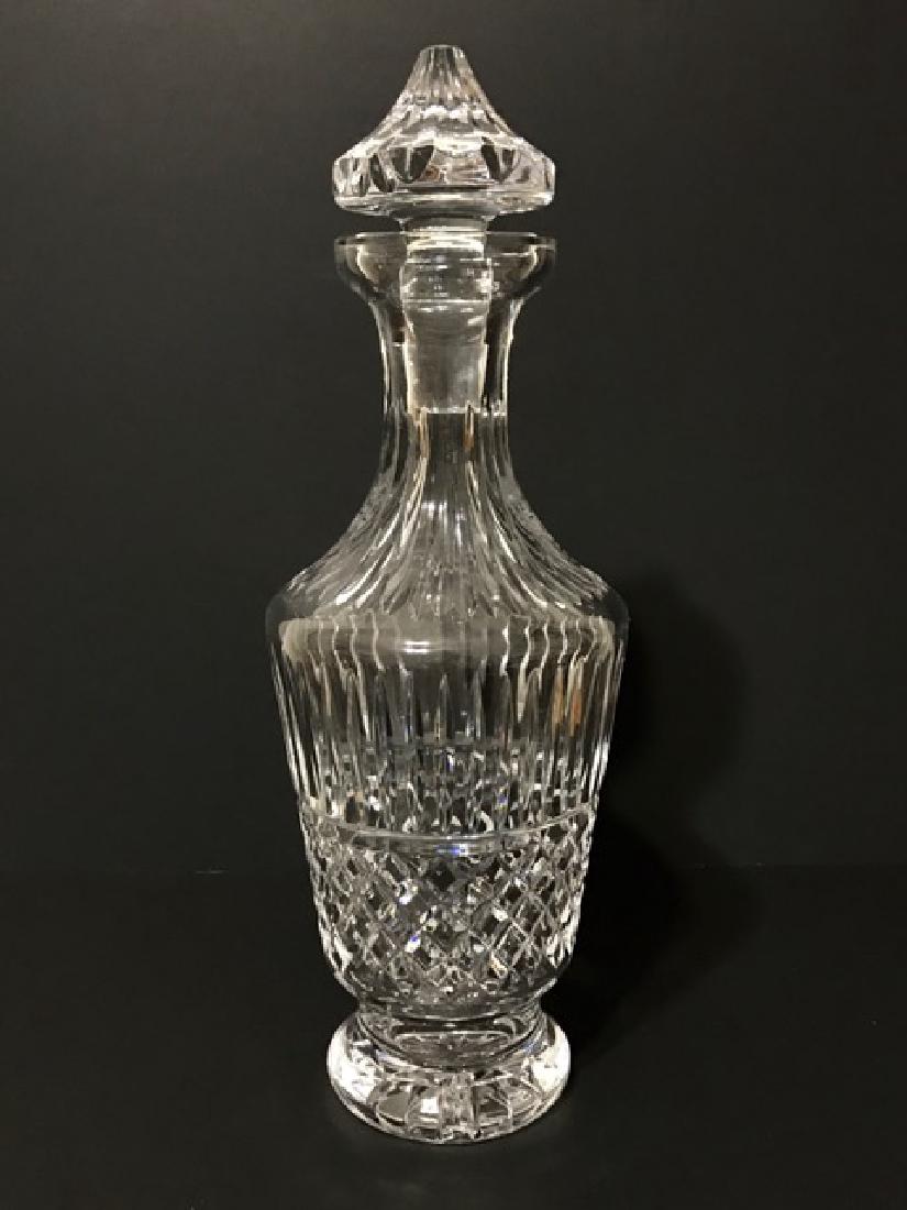 Brilliant Irish WATERFORD Cut Crystal Decanter: RARE "Colleen" Pattern - Stunning & Flawless