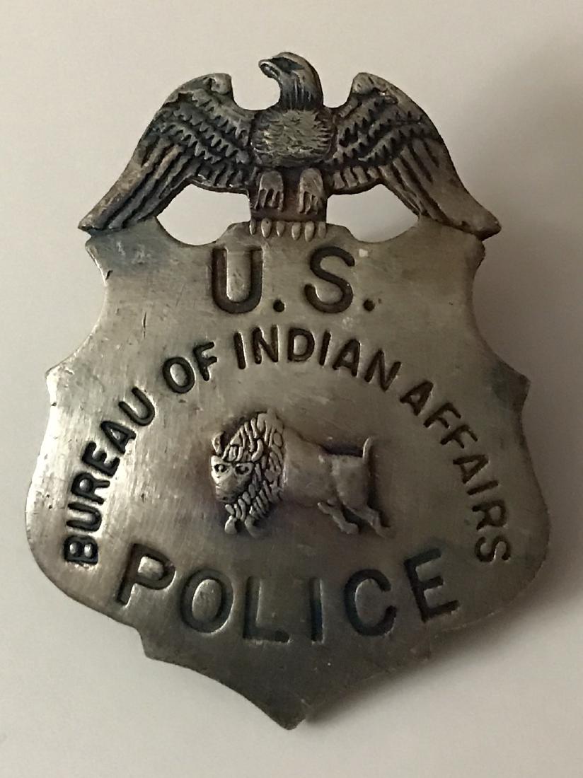 Bureau of Indian Affairs Old West US Police Badge: Great Piece