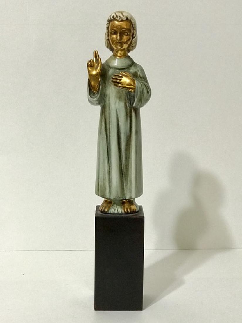 RARE Signed CYBIS Porcelain Religious Figurine 11": 11" - Extremely Rare Hand Painted CYBIS Figurine
