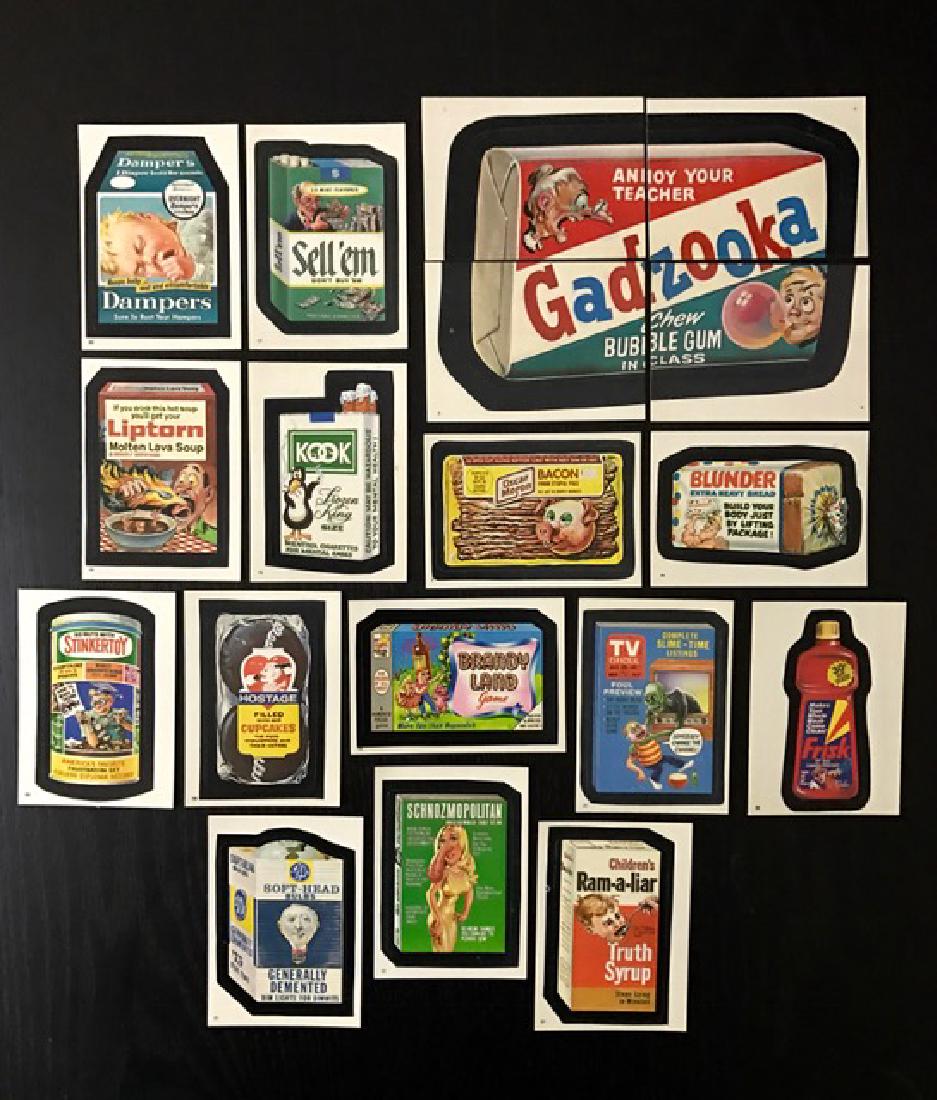 18 Rare Original TEST Issue Wacky Packages Cards: Original 1986 Test Issue Sticker Cards â€“ MINT Extremely Hard to Find