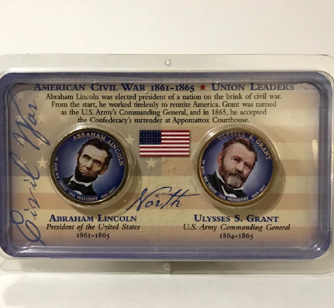 American Civil War Union/Confederate Leader Coins: American Civil War Union/Confederate Leader Coins
