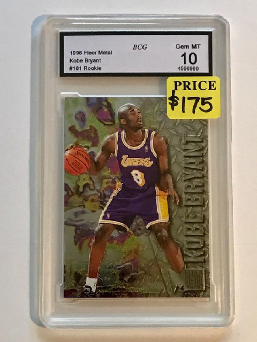 Gem Mint 10 KOBE BRYANT Rookie Basketball Card (1 of 1)