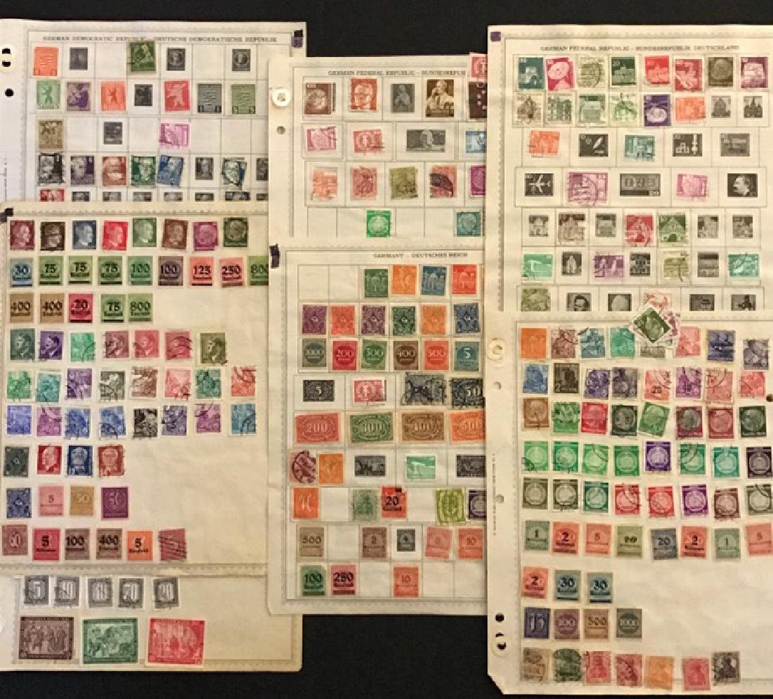 Large Collection of WW2 German Nazi/Hitler Stamps (1 of 2)