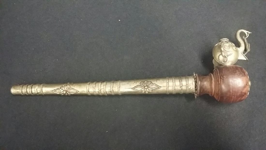 Very Unusual Elephant Smoking Pipe: Ornate piece, seems to be hand made