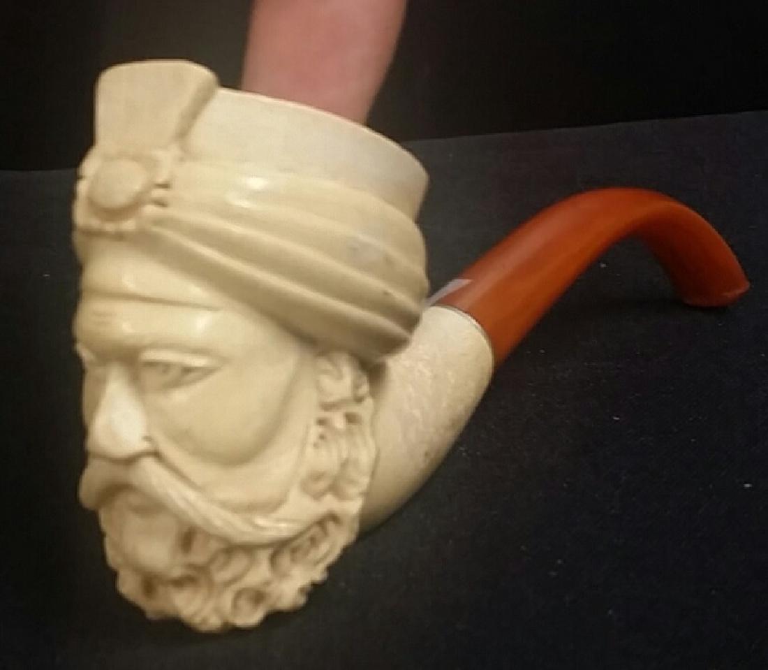 Vintage Hand Carved Meerschaum Pipe (1 of 2)