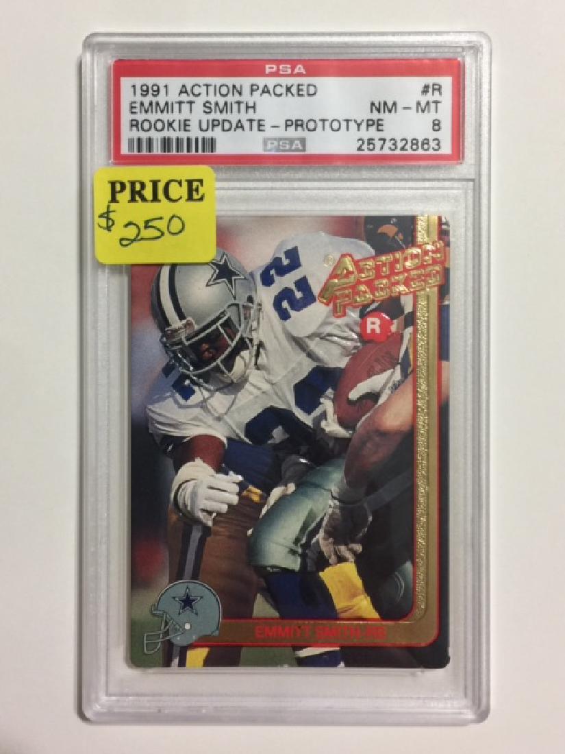 Rare EMMITT SMITH “Prototype” Rookie Football Card (1 of 2)