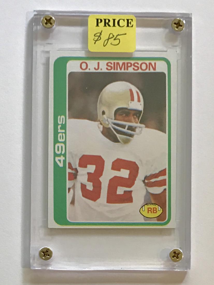 1977 N-Mint O.J. SIMPSON Topps Football Card (1 of 1)