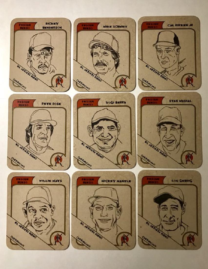 RARE Artist Proof Beer Advertising Baseball Cards (1 of 1)