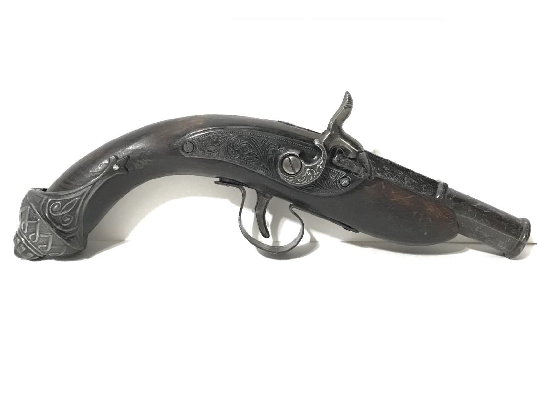1805 Alexander J. Forsyth Percussion Pistol Gun: Great Piece of Firearms History – Sold as Replica