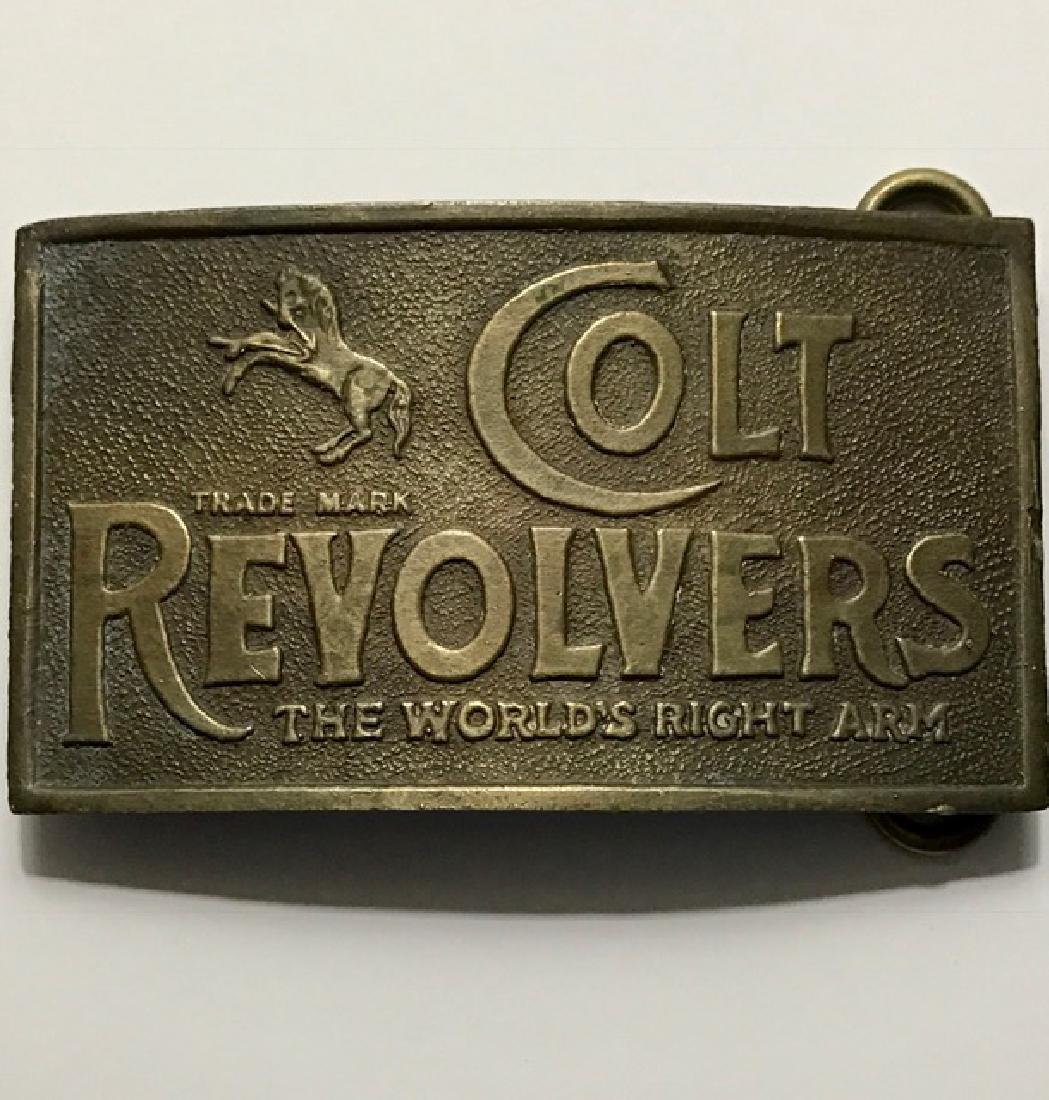 colt revolvers belt buckle tiffany