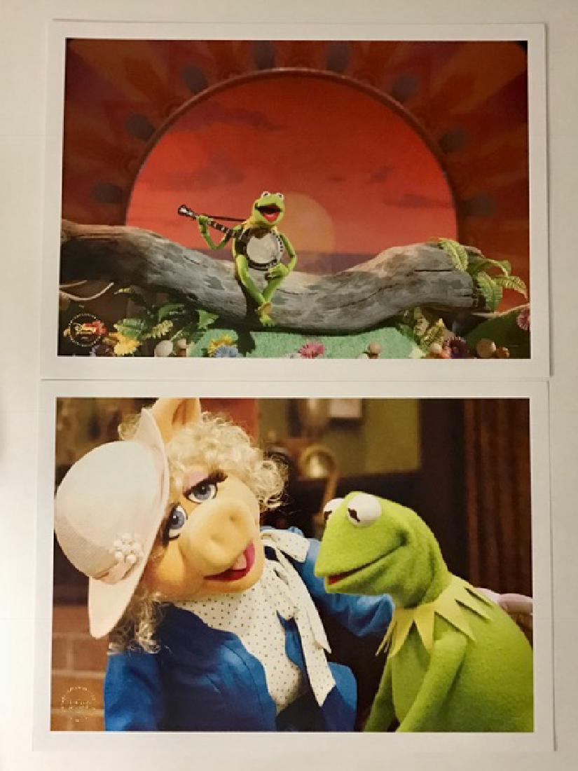 Lot of 2 Authentic Disney The MUPPETS Lithographs: 11” x 14” with COA Silver Foil Disney Seals