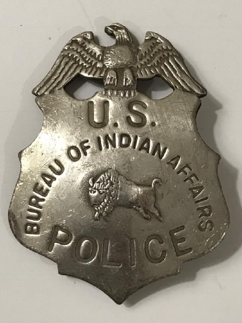 Old West Bureau of Indian Affairs US Police Badge: Old West Bureau of Indian Affairs US Police Badge