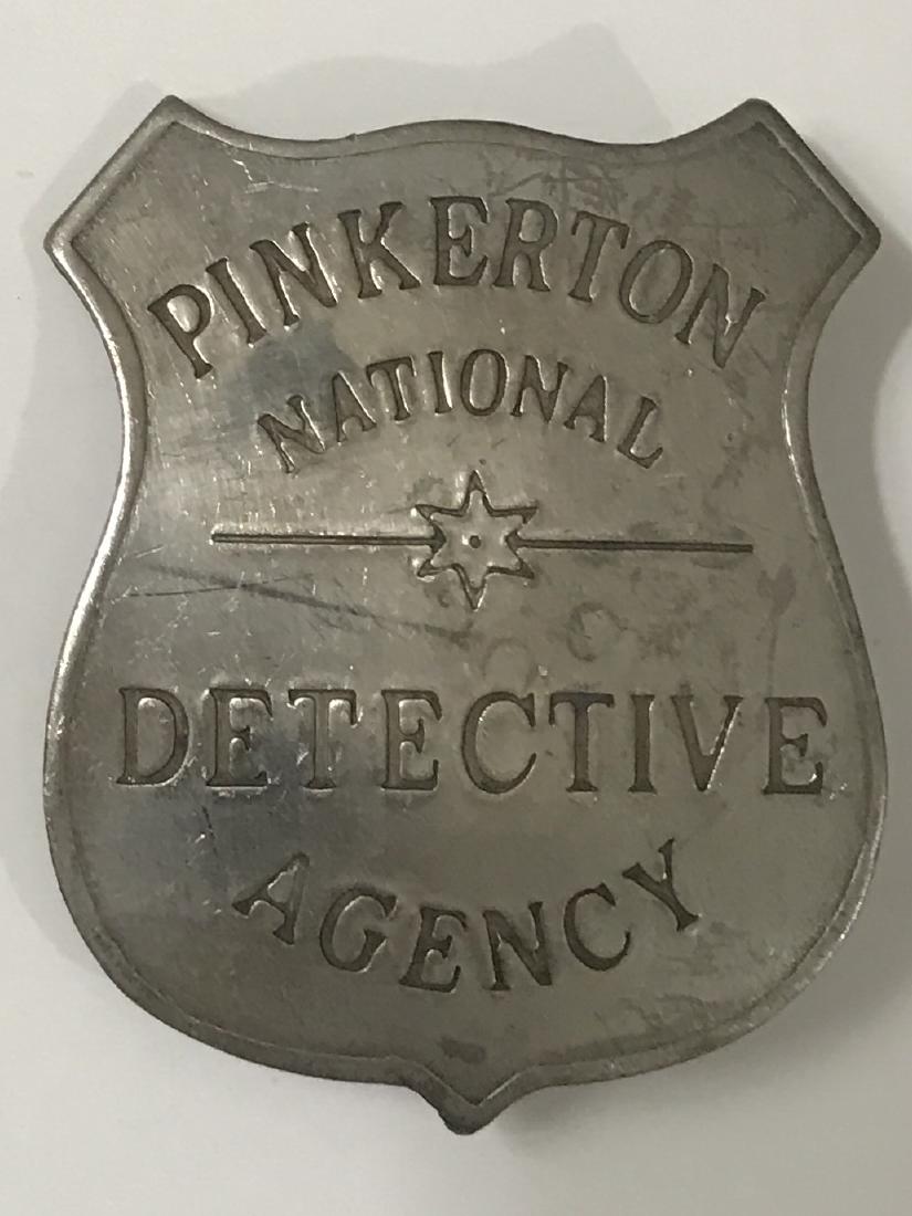 Old West PINKERTON National Detective Agency Badge: Old West PINKERTON National Detective Agency Badge
