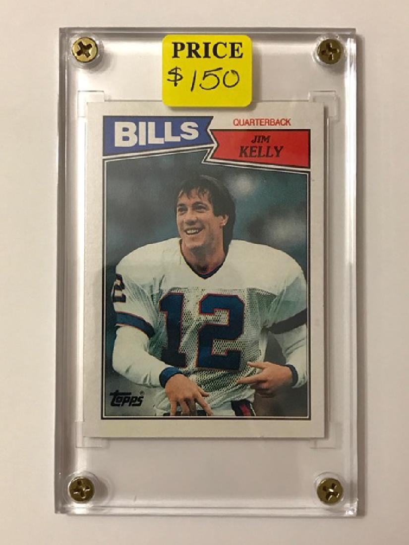 Mint JIM KELLY - NFL Rookie Football Card: Mint JIM KELLY - NFL Rookie Football Card