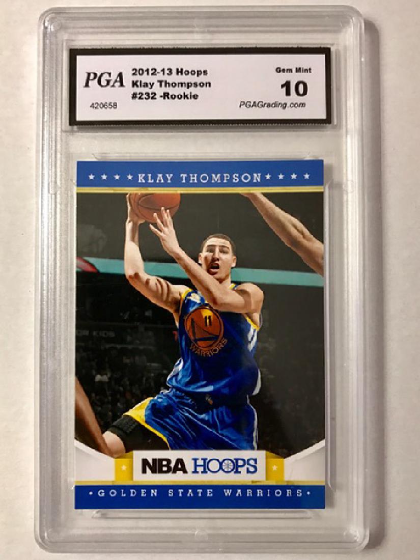 Gem Mint 10 KLAY THOMPSON Rookie Basketball Card: Gem Mint 10 KLAY THOMPSON Rookie Basketball Card
