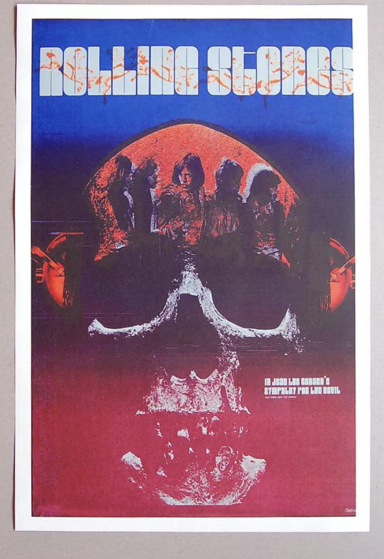 ROLLING STONES Symphony for Devil Concert Poster: Symphony for the Devil – 12” x 18” - Print Date Unknown