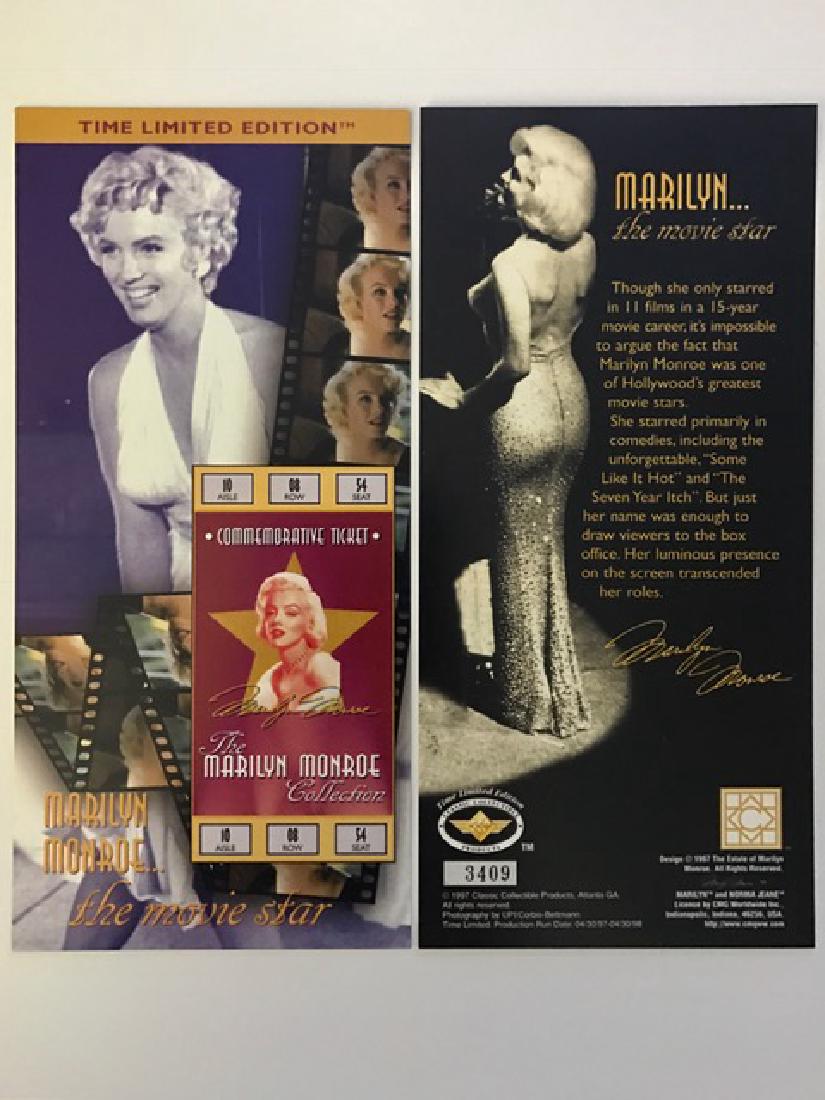Rare LTD Edition MARILYN MONROE “Glamour Girl”: Commemorative Ticket – Great Piece