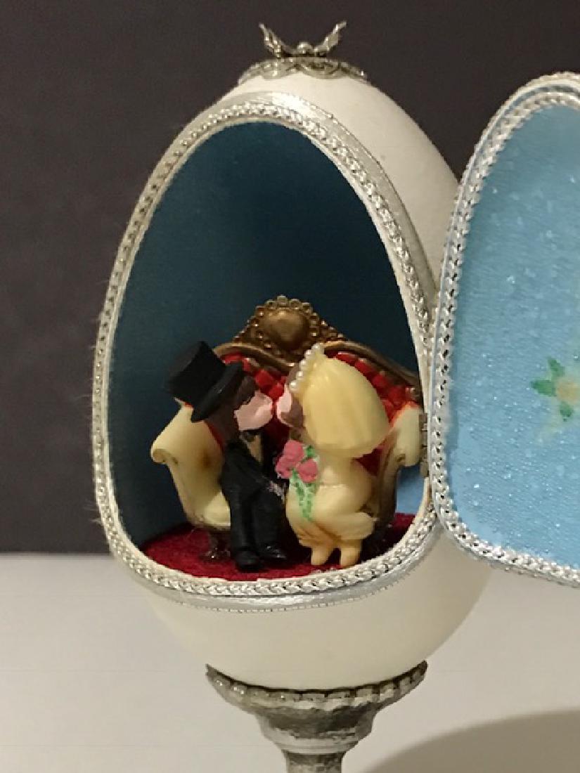 Gorgeous Natural H. Decorated Authentic Goose Egg: Flawless - Multiple Photos Posted
