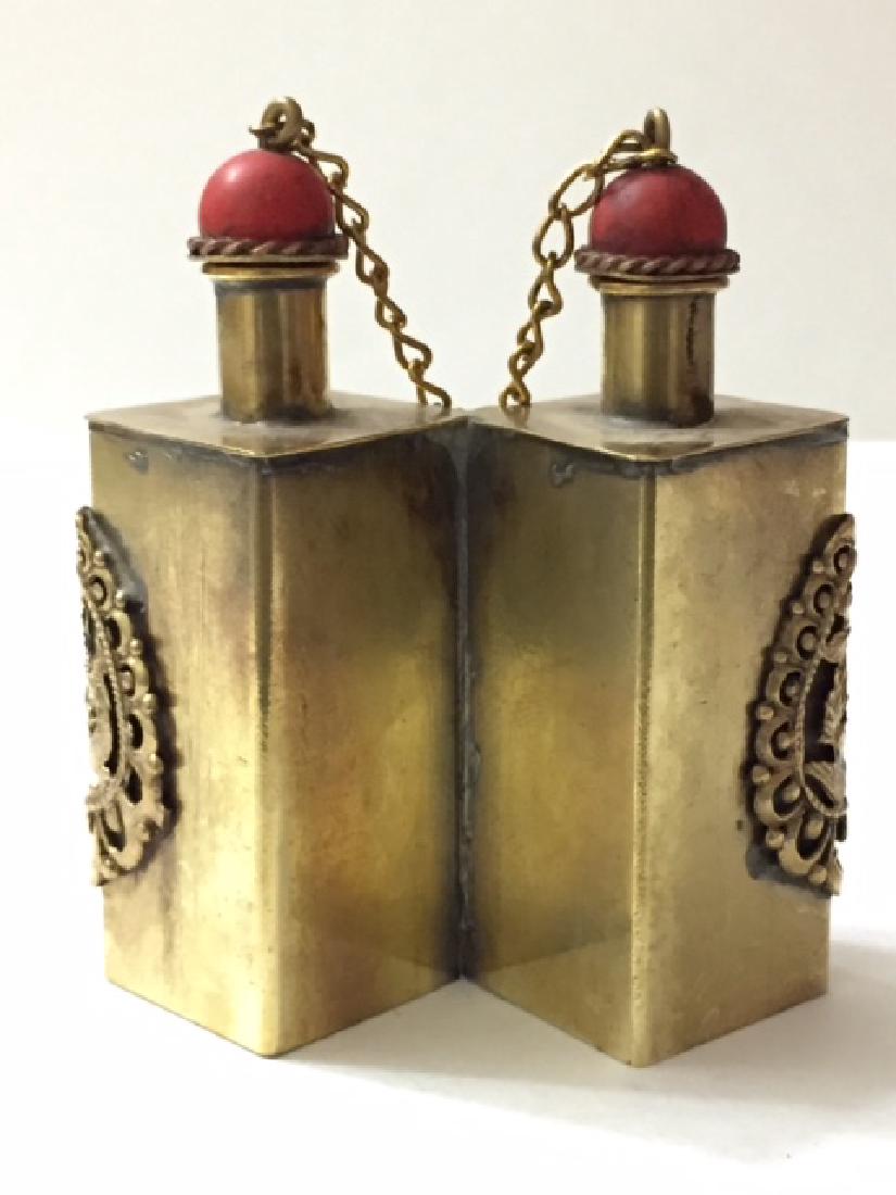 Unique Chinese Handmade Dual Copper Snuff Bottle: Hallmarked/Great Piece/See all Photos to Appreciate