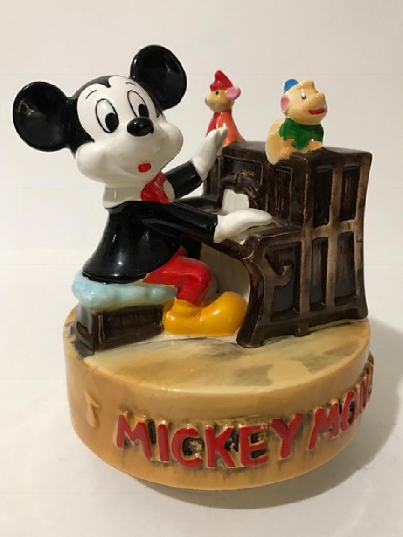 1960’s Disney’s Mickey Mouse Porcelain Music Box: Beautiful Piece – Hard to Find Working