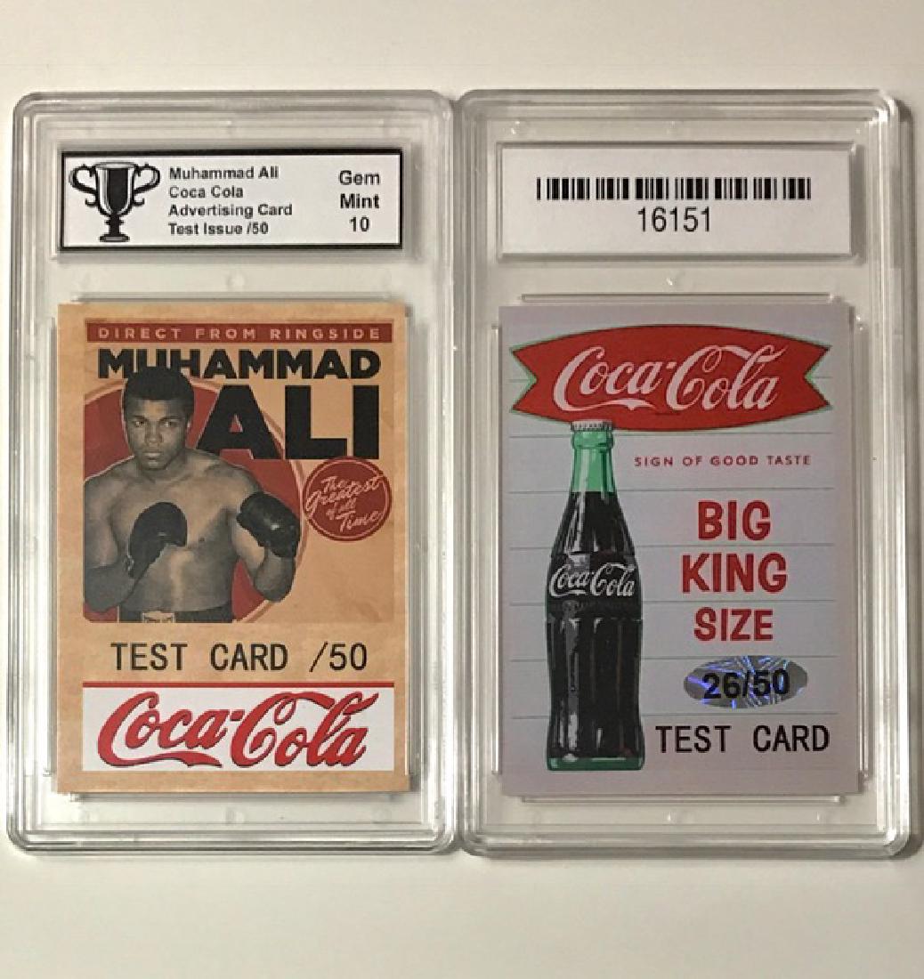 Rare MUHAMMAD ALI Coca-Cola TEST Advertising Card: Only 50 Produced - #26 of 50 â€“ Very Hard to Find
