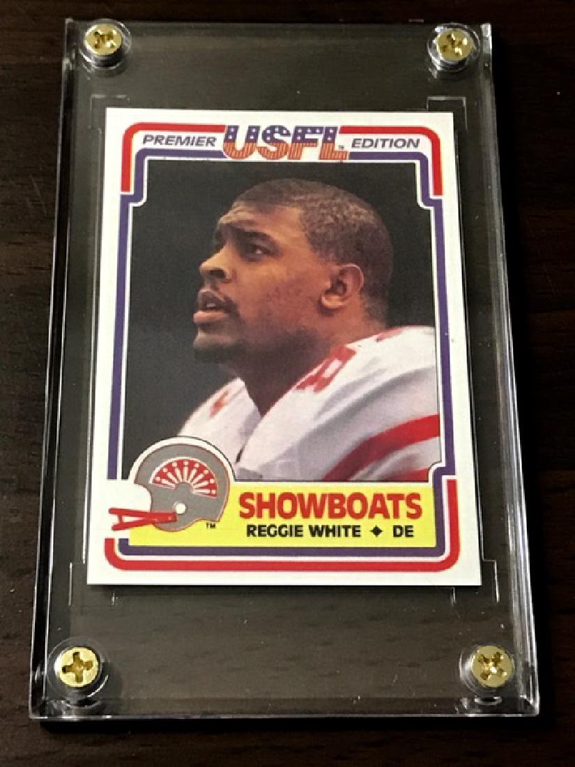 1984 USFL Topps REGGIE WHITE Rookie Football Card: 1984 USFL Topps REGGIE WHITE Rookie Football Card