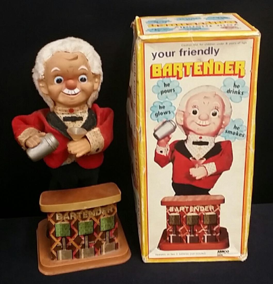Vintage Your Friendly Bartender Toy: With Original Box, Non Tested