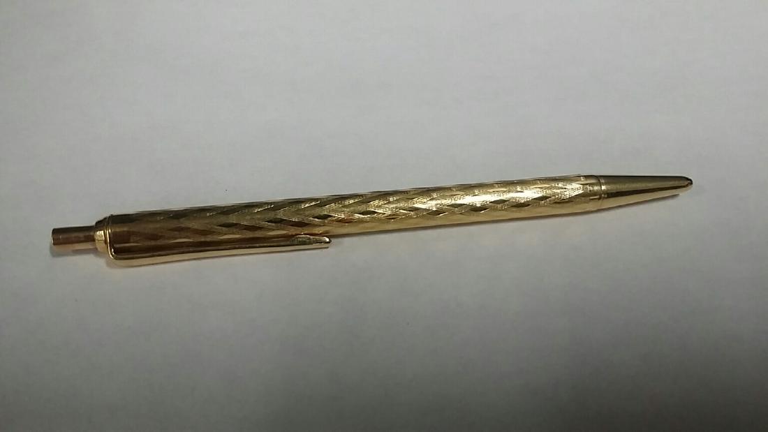 Vintage 18kt Gold Ballpoint Pen: MARKED 750, LALEX