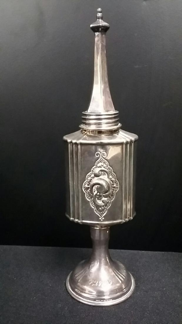 Vintage Sterling Silver Judiac Incense Holder: Vintage Sterling Silver Judiac Incense Holder