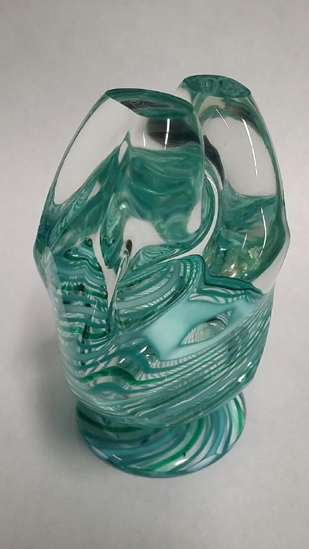 Murnao Style Artist Signed Paperweight: Vintage Murnao Style Signed Paperweight