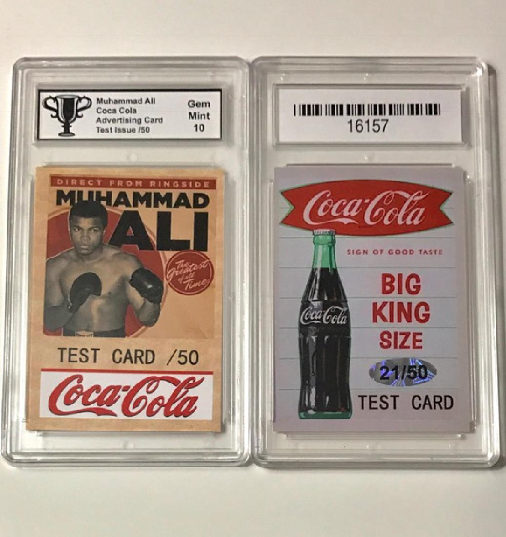 Rare MUHAMMAD ALI Coca-Cola TEST Advertising Card: Only 50 Produced - #21 of 50 – Very Hard to Find