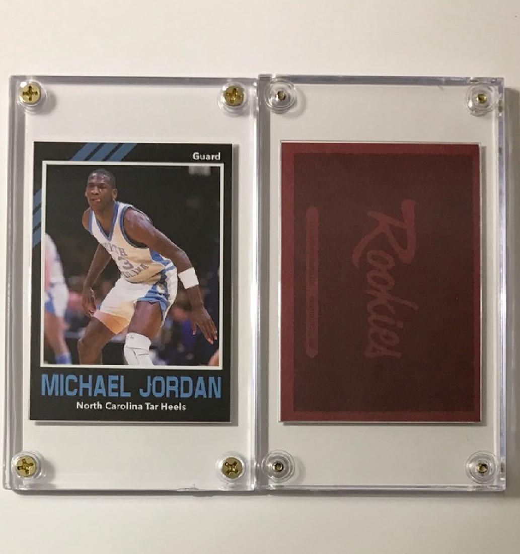 MICHAEL JORDAN Rookies Collegiate Basketball Card: MICHAEL JORDAN Rookies Collegiate Basketball Card
