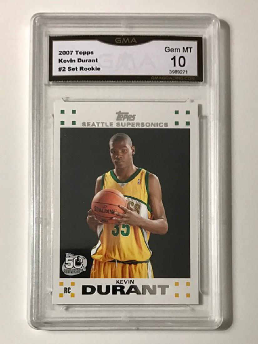 Gem Mint 10 KEVIN DURANT Rookie Basketball Card: Gem Mint 10 KEVIN DURANT Rookie Basketball Card