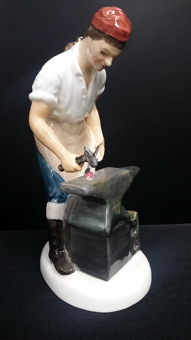 C. 1959 Royal Doulton Porcelain Blacksmith: Great Vintage Porcelain Piece