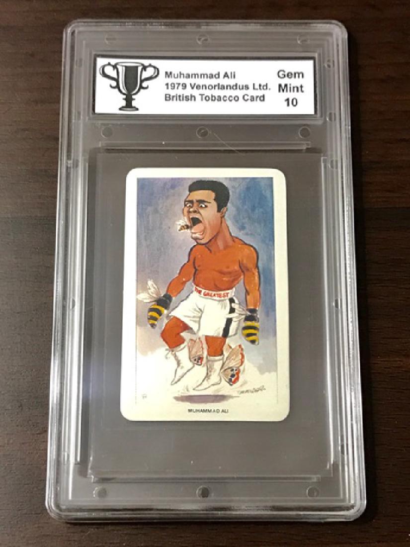 1979 Gem Mint 10 MUHAMMAD ALI Tobacco Card: 1979 Gem Mint 10 MUHAMMAD ALI Tobacco Card