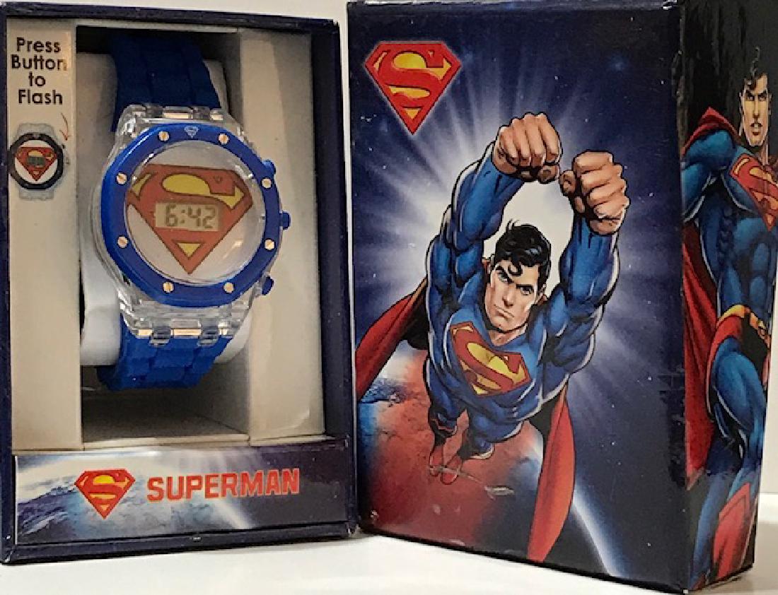 Vintage Never Worn SUPERMAN Watch in Box: Vintage Never Worn SUPERMAN Watch in Box