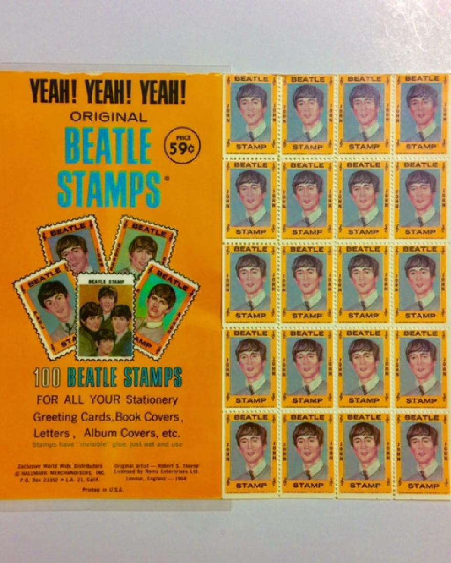 Un-Cut 1964 The BEATLES *John Lennon* Stamps: Un-Cut 1964 The BEATLES *John Lennon* Stamps