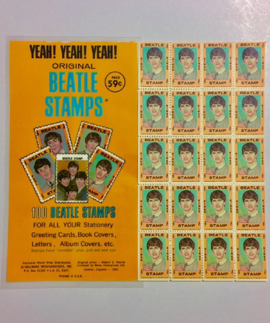 Un-Cut 1964 The BEATLES *Ringo Starr* Stamps: Un-Cut 1964 The BEATLES *Ringo Starr* Stamps